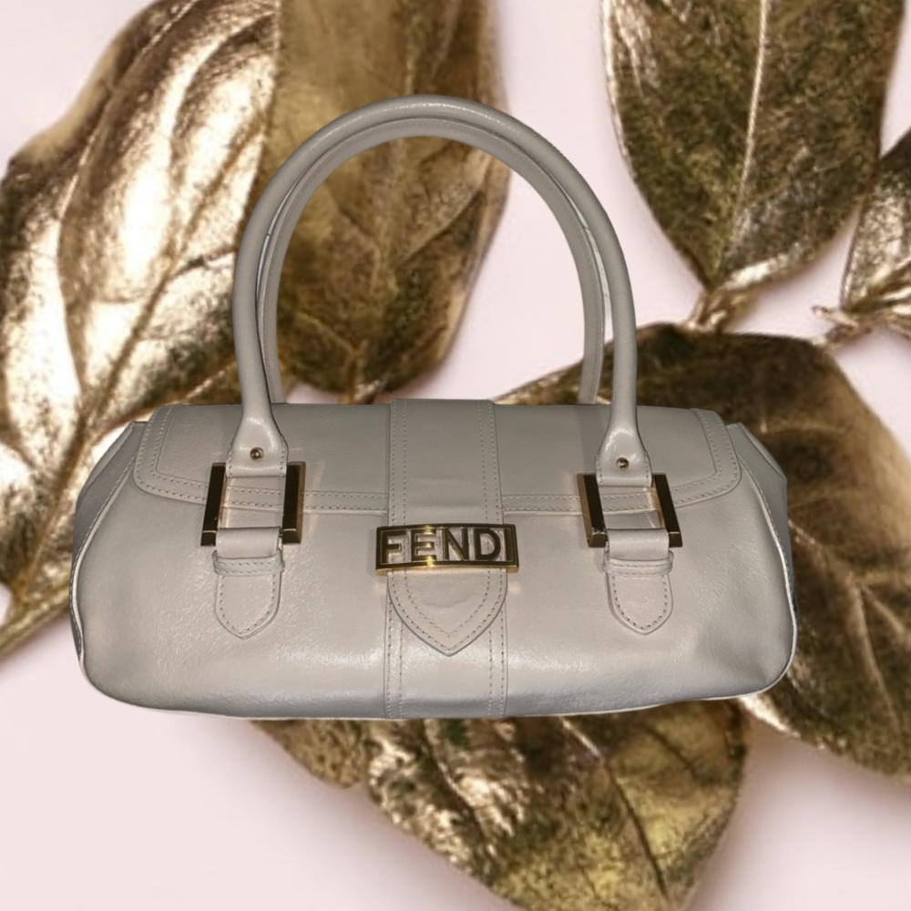 FENDI large vintage satchel with authentication